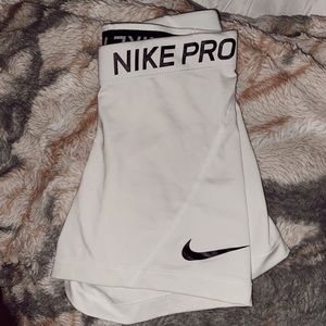 White Nike Pros